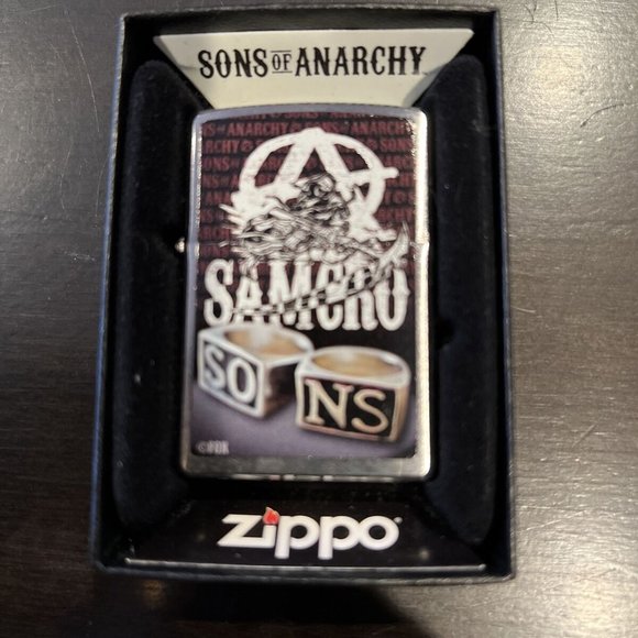 Limited Edition Sons of Anarchy Redwood Original Brass Knuckles Zippo Lighter - Picture 1 of 1